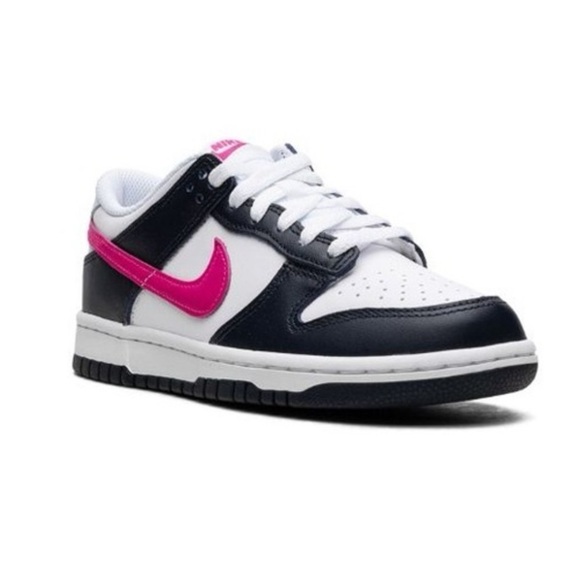 Nike Dunk Low Dark Obsidian "Fierce Pink" Big Kids - Picture 2 of 6